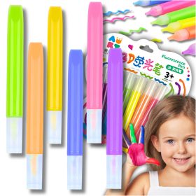   Fluoreszkáló festékek kerámiára, üvegre és porcelánra festéshez (6 darab)