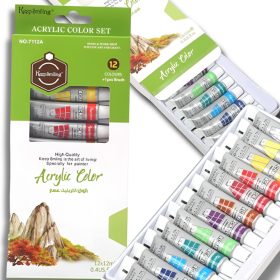 Akrilfesték tubusok - 12 x 6 ml-es készlet