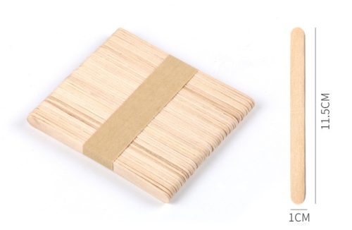 KREATÍV FAGYLALTPÁLCÁK, FA, TERMÉSZETES, 50 db