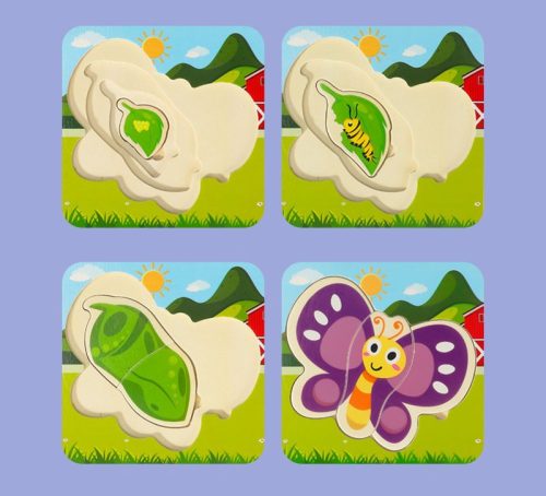 Montessori fa kirakók gyerekeknek Pillangó Mwz-3155