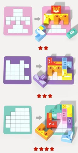 Noé bárkája: Kiegyensúlyozó hajó Tetris logikai árkádjáték Jhtoy-961