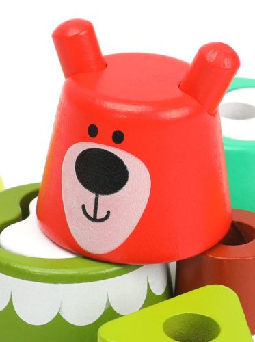 Jhtoy-939-es bevonatú medve kirakós játék, válogató