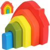 Fablokkos logikai játék Arcy Rainbow House JHTOY-283