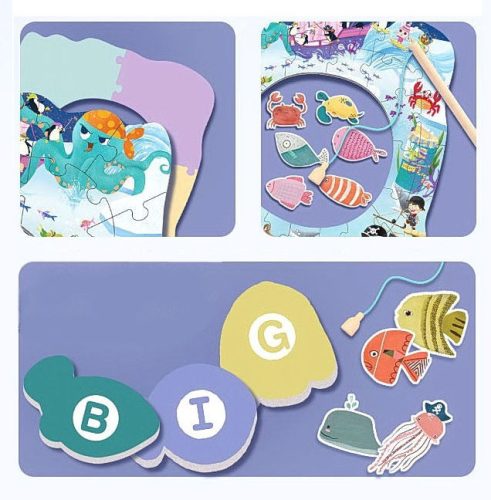 Kirakós horgászjáték Északi-sark Zkb-2046