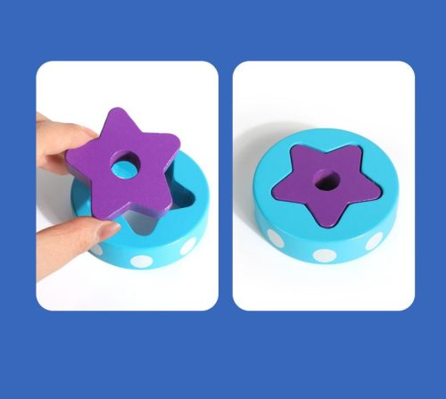 Logikai ügyességi játék Sortering Coating Rocket Jhtoy-938