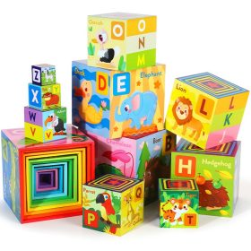 TORONY FA PUZZLE JÁTÉK TANULÓ SZAVAK ÁLLATOK JHTOY-649