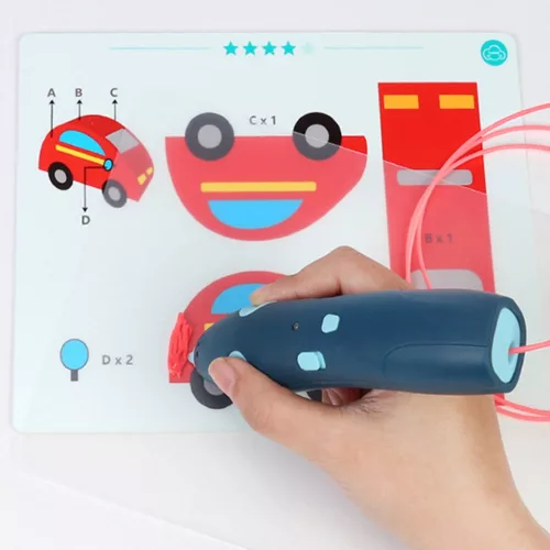 3D toll ceruza nyomtató modellező rajzoláshoz, lila