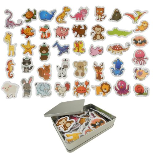 Hűtőmágnesek Állatok 40 db. dobozban