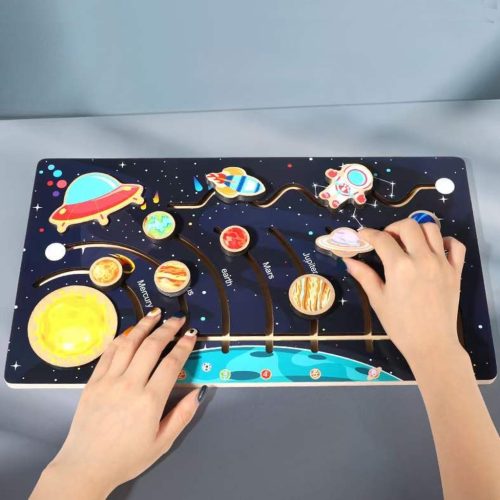 Fa labirintus a Naprendszer bolygóihoz, Montessori játék