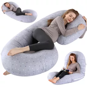   Pernă multifuncțională pentru femei însărcinate și care alăptează, 130x70cm
