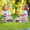 Olită antiderapantă NICEKIDS 3 în 1, capac de toaletă cu husă, roz