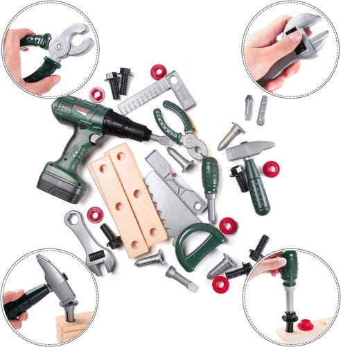 Gyerek Műhely barkácskészlet hátizsákos csavarhúzó