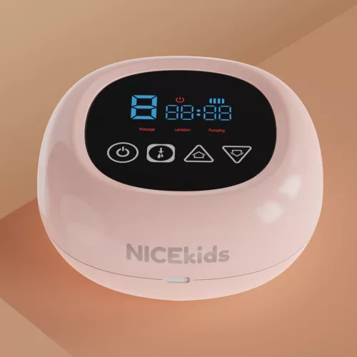 Pompă electrică de sân trifazată NICEKIDS 2 în 1, fără BPA