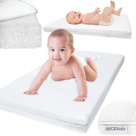   Saltea pentru bebeluși Nicekids premium 120x60cm, respirabilă