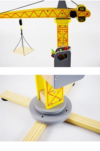 Játékdaru, Nagy hidraulikus, forgó, mobil, kézi működtetésű