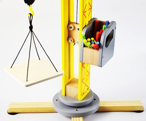 Játékdaru, Nagy hidraulikus, forgó, mobil, kézi működtetésű