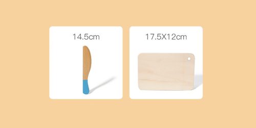 Gyerekjáték fa reggelizőkészlet