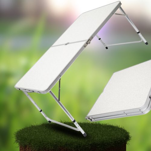 Utazógarnitúra, összecsukható asztal és 4 szék