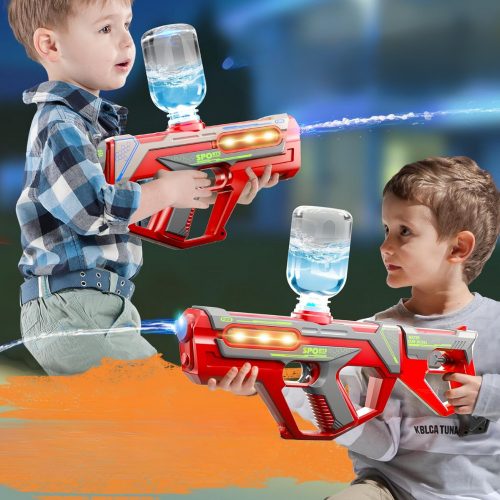 Vízipisztoly Elektromos automata víz 2W1 újratölthető piros