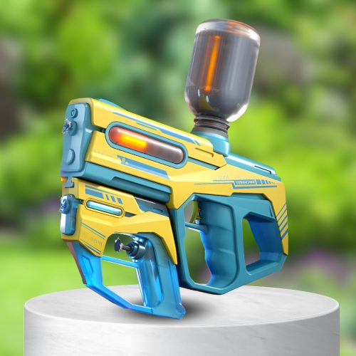 Vízipisztoly 2 az 1-ben elektromos automata vízipuska újratölthető akkumulátorral