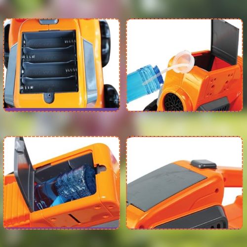 Gyerekjáték fűnyíró, automata szappanbuborék-gép + folyadék