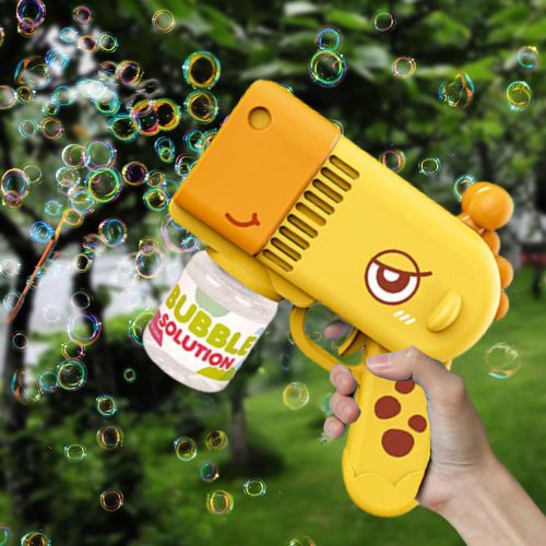 Szappanbuborék-pisztoly szappankészítő + sárga zsiráf