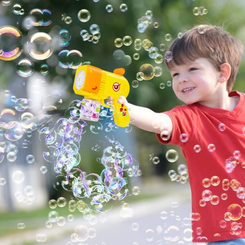Szappanbuborék-pisztoly szappankészítő + sárga zsiráf