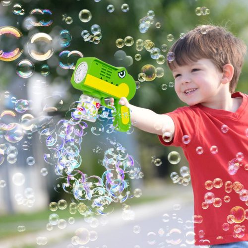 zappanbuborék-pisztoly, szappankészítő "Dinosaur"