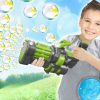 Bazooka Buborék- és Vízipisztoly Elektromos Automata 2W1 Zöld, Szürke, Zöld