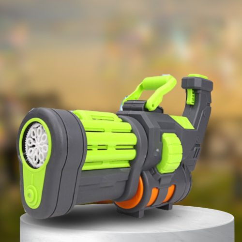 Bazooka Buborék- és Vízipisztoly Elektromos Automata 2W1 Zöld, Szürke, Zöld