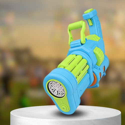 Bazooka Buborék- és Vízipisztoly Elektromos Automata 2W1 Kék Zöld