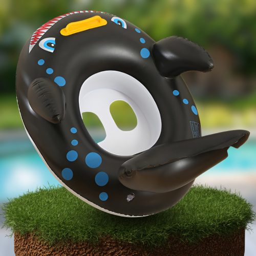 Gyermek úszógumi üléssel Felfújható medence cápa