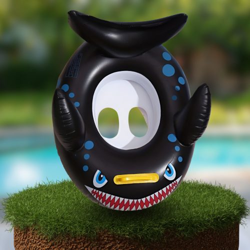 Gyermek úszógumi üléssel Felfújható medence cápa