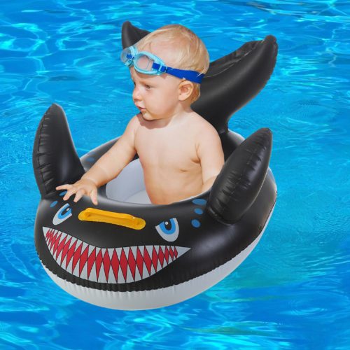 Gyermek úszógumi üléssel Felfújható medence cápa