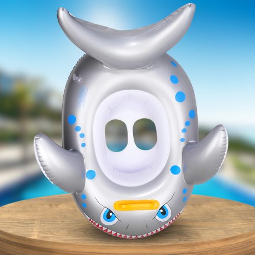 Gyermek úszógumi üléssel Felfújható medence cápa