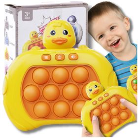   Pop It Stresszoldó elektronikus játékgép gyerekeknek és felnőtteknek, Kacsa