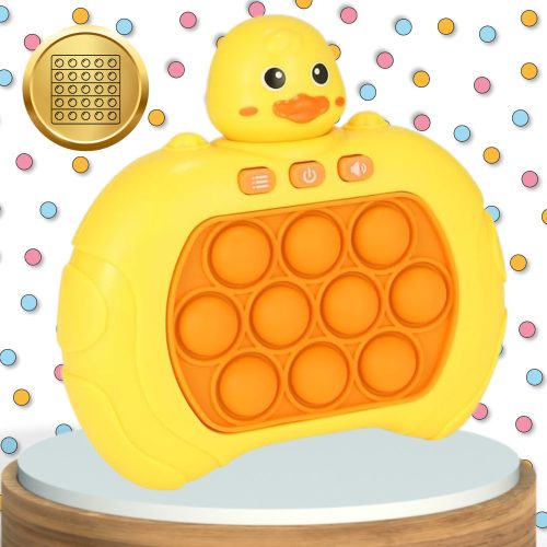 Pop It Stresszoldó elektronikus játékgép gyerekeknek és felnőtteknek, Kacsa