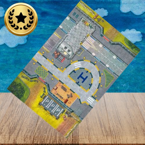 REPÜLŐTÉR KATONAI BÁZIS XL JÁTÉK SZETT GYEREKEKNEK REPÜLŐGÉP JÁRMŰVEK HANGÁR