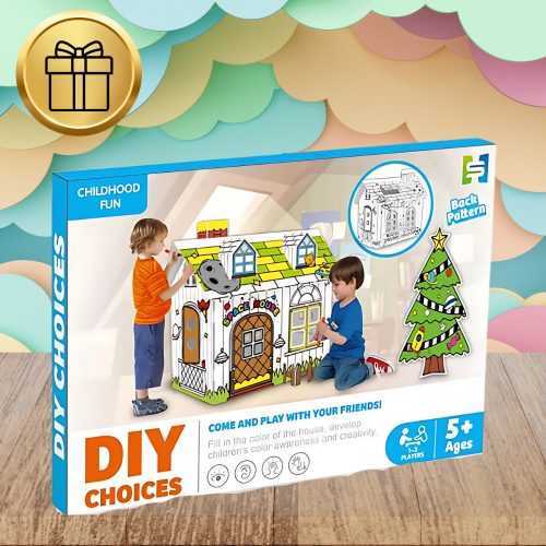 Gyerekeknek való építőjáték színezőkhöz, kreatív játéktollakkal