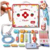 Fa Doktor Készlet Sztetoszkóppal, orvosos játék Kiegészítők