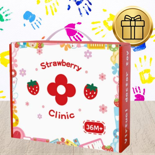 Fa Doktor Készlet Sztetoszkóppal, orvosos játék Kiegészítők