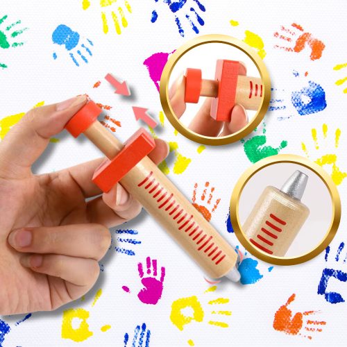 Fa Doktor Készlet Sztetoszkóppal, orvosos játék Kiegészítők