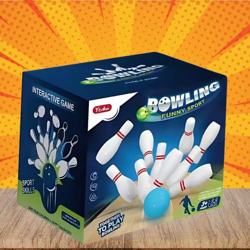 Szenzoros bowling játék gyerekeknek Fun fehér