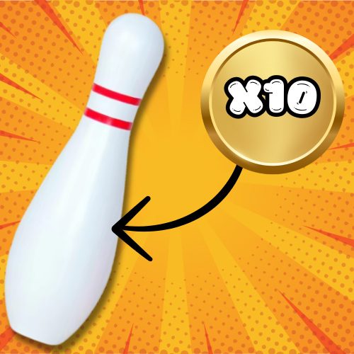 Szenzoros bowling játék gyerekeknek Fun fehér