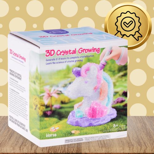 Kristálynövesztő kristályok oktató unikornis festő barkácskészlet