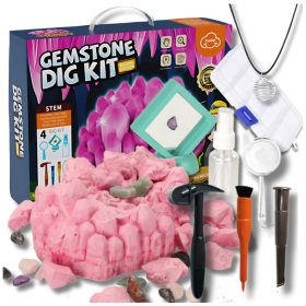   Kis régész készlet gyémánt kristály bánya ásatások kristályok