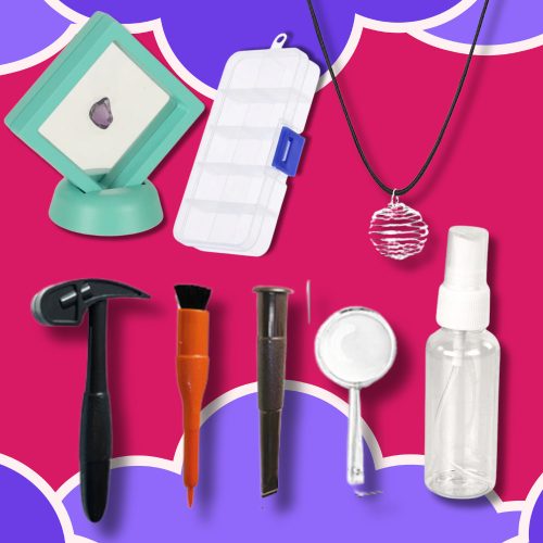 Kis régész készlet gyémánt kristály bánya ásatások kristályok