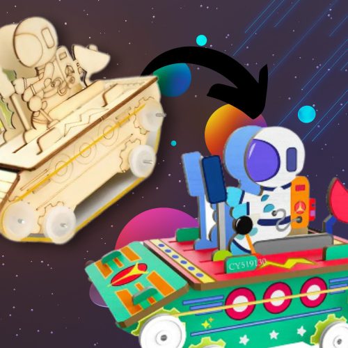 Elektronikai titkok Építs egy robotot 6W1 fa modell űrkészlet