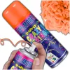 Kígyózó konfetti spray neon születésnapokra, partikra, narancssárga 250 ml