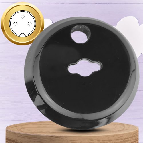 12x ALJZAT védőburkolat tűvel és 3 kulccsal NICEkids, fekete